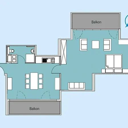 Haus Koebesine 31 아파트
